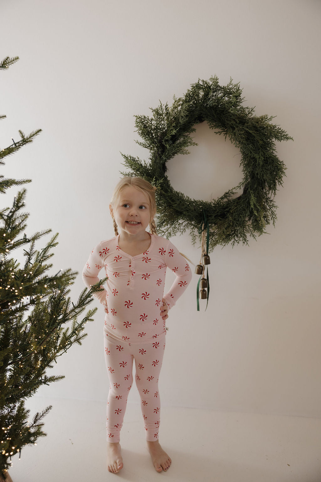 twisted peppermint bamboo pajamas // LONG-SLEEVE TWO-PIECE SET