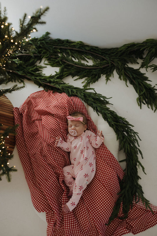 twisted peppermint bamboo pajamas // ZIPPY