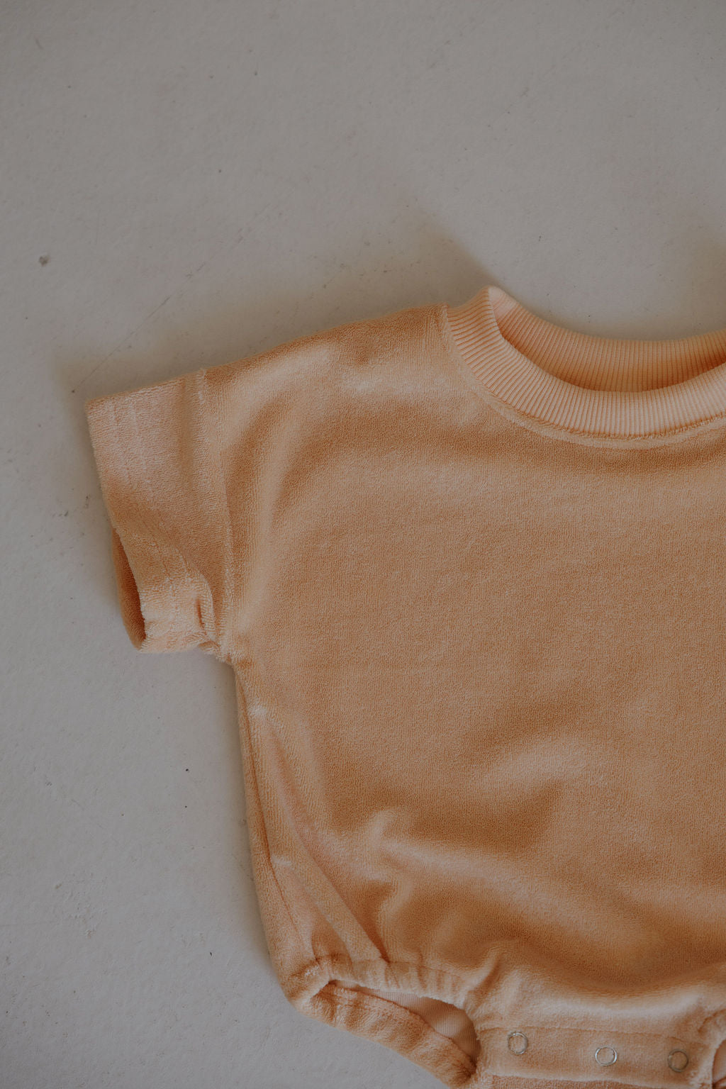 terry tshirt romper // sherbet