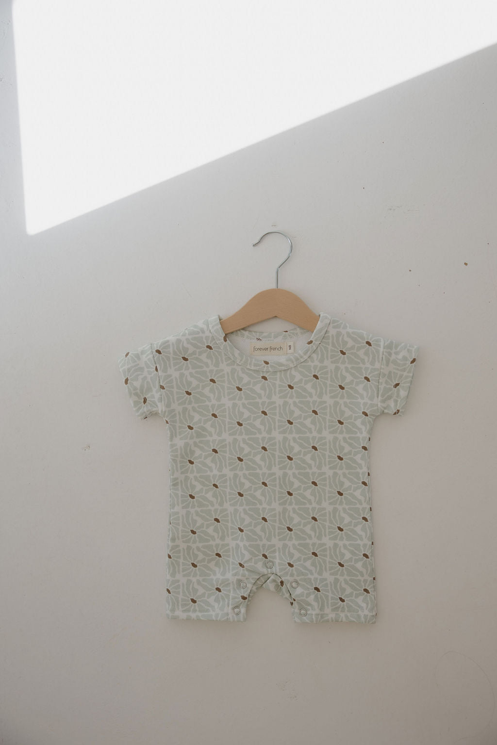 french terry romper // coast