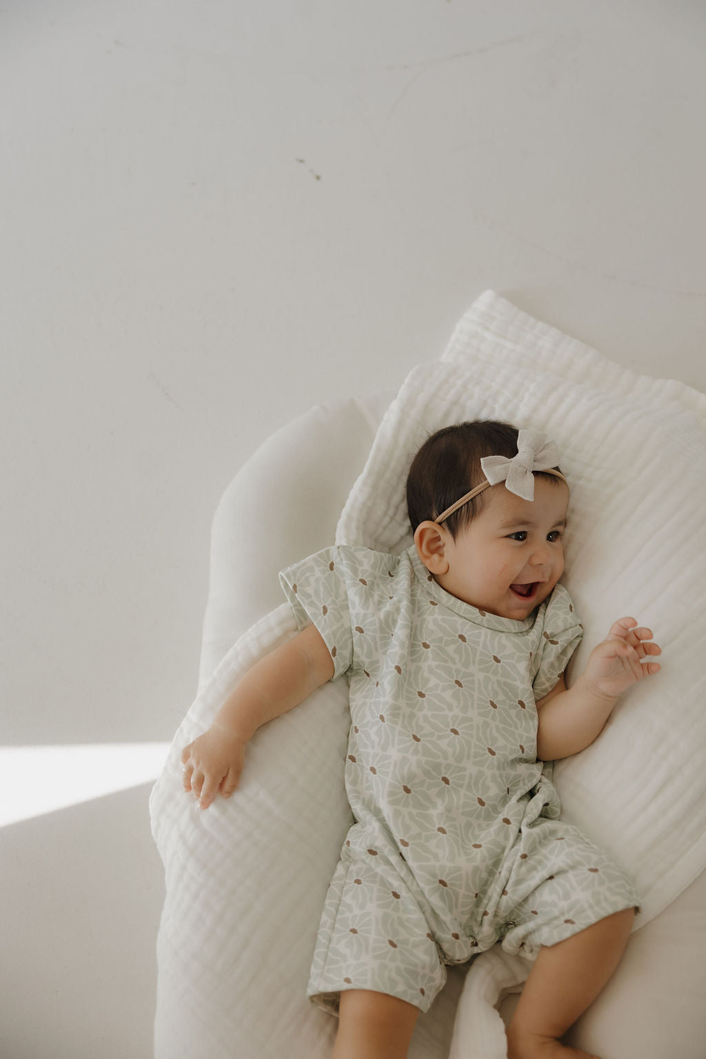 french terry romper // coast
