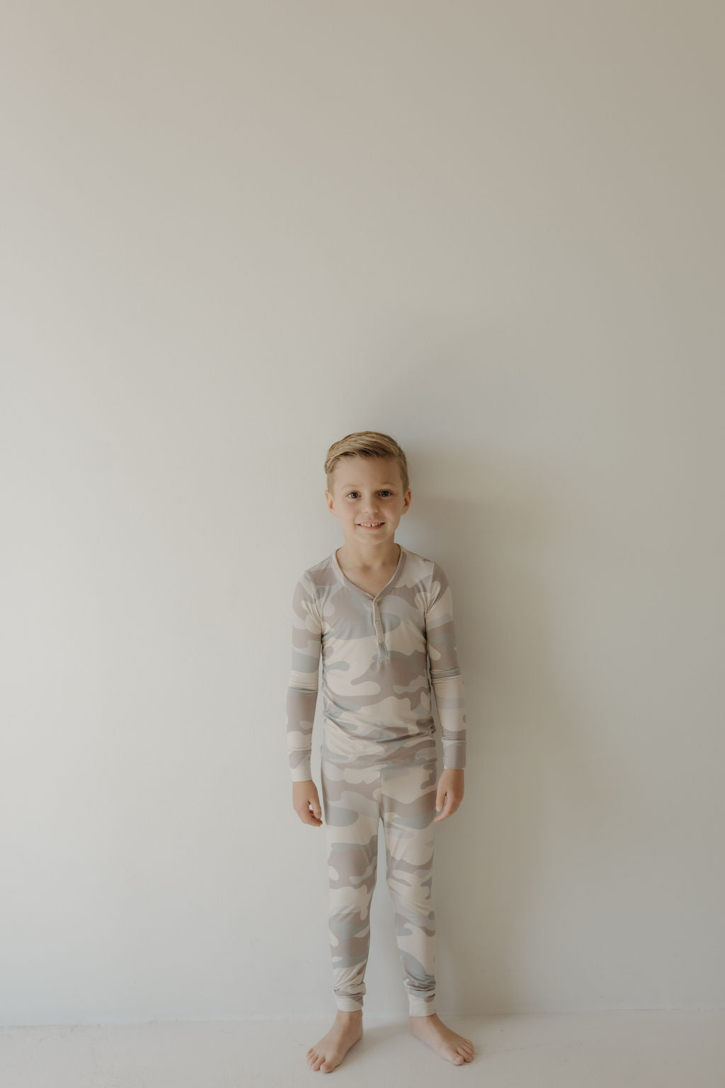 camo bamboo pajamas // LONG-SLEEVE TWO-PIECE SET