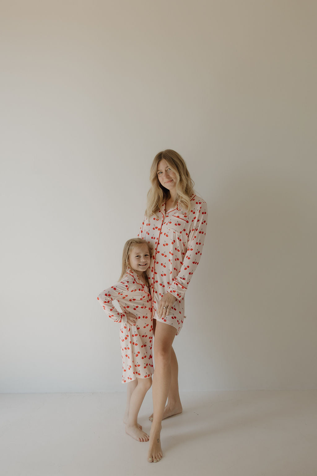 toddler/child bamboo night gown // cherry orchard