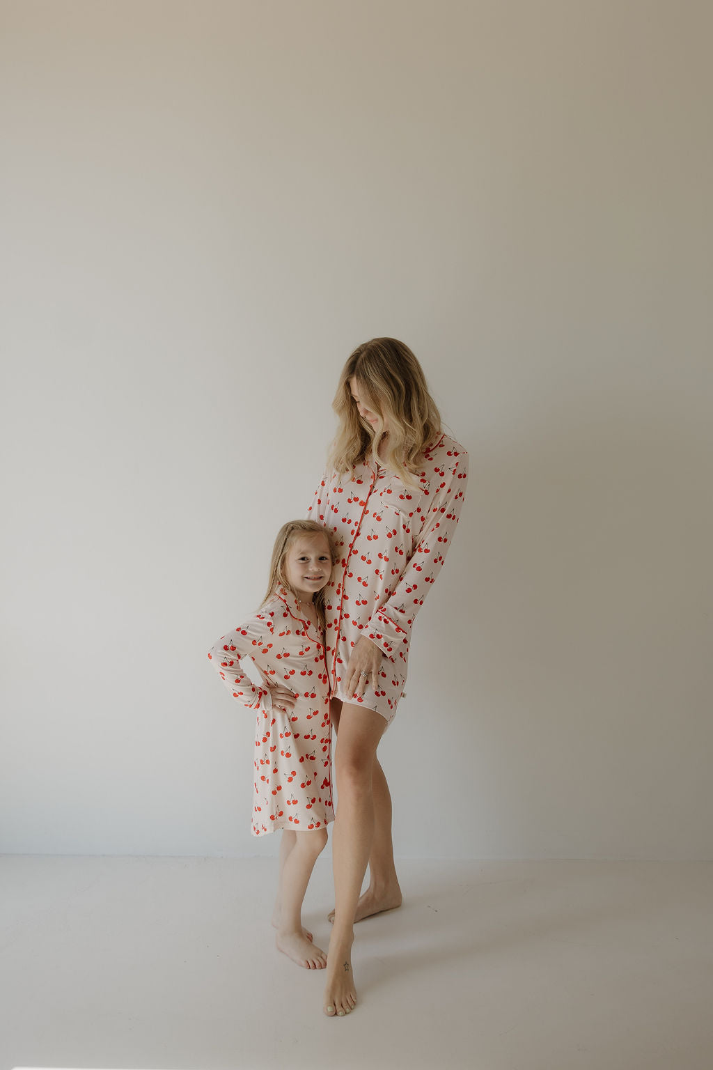 toddler/child bamboo night gown // cherry orchard