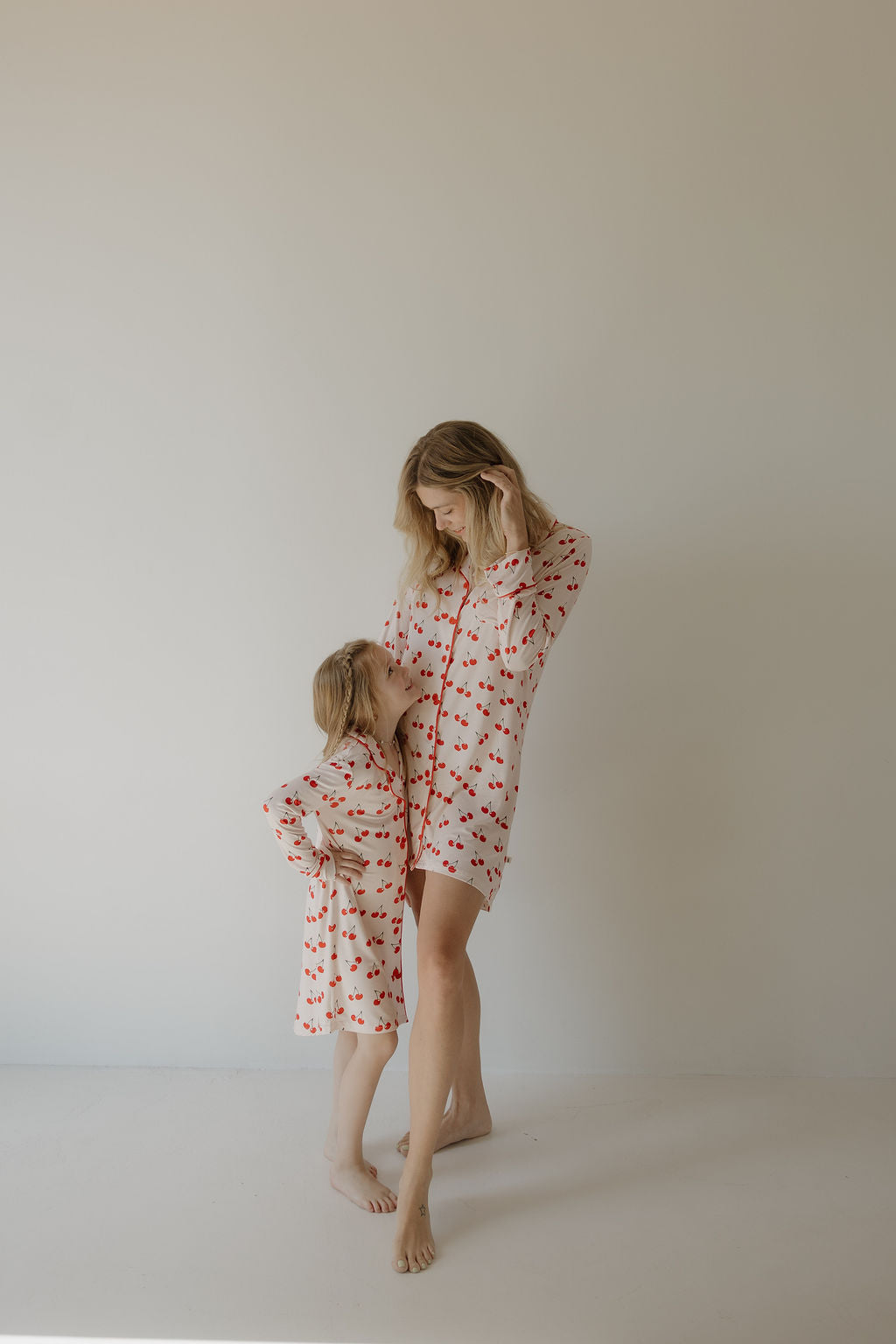toddler/child bamboo night gown // cherry orchard