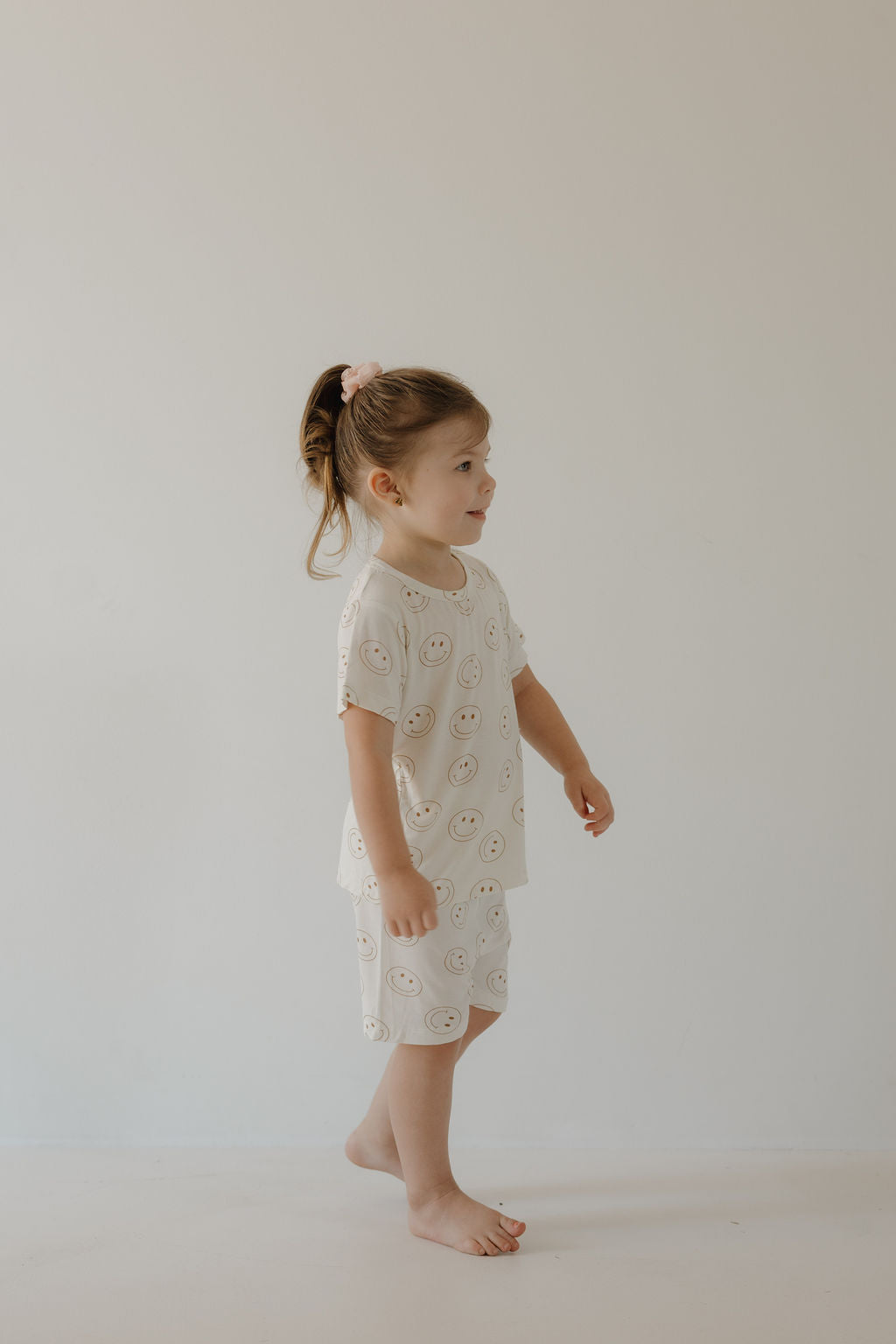 just smile bamboo pajamas // SHORTS SET (sizing up to 10/12)