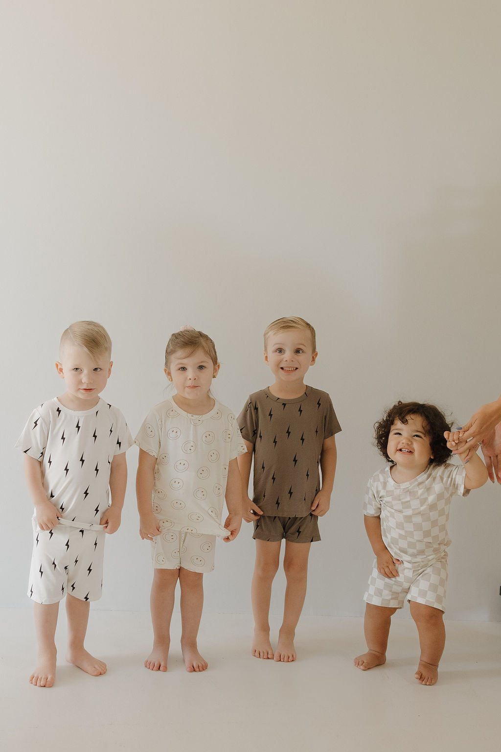 just smile bamboo pajamas // SHORTS SET (sizing up to 10/12)