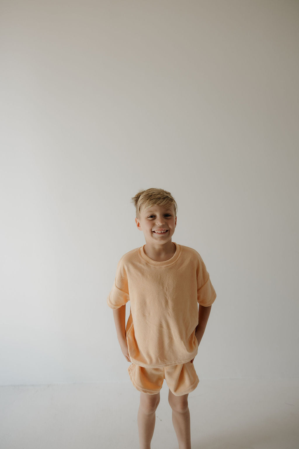 child terry short set // sherbet