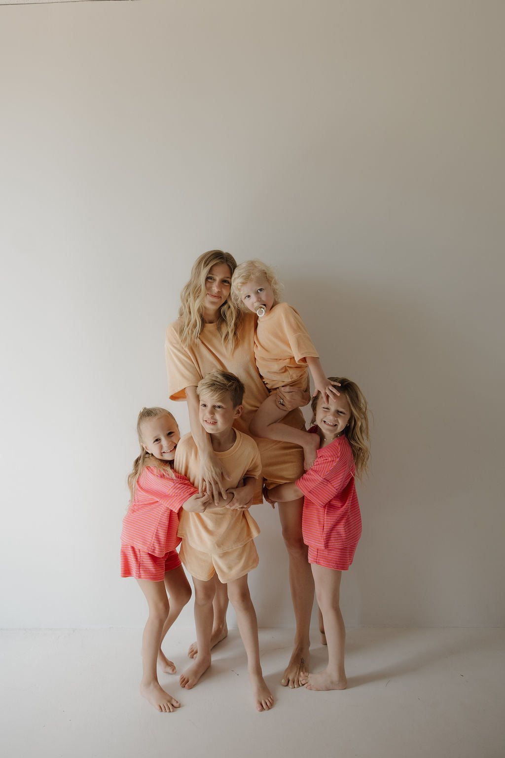 child terry short set // sherbet
