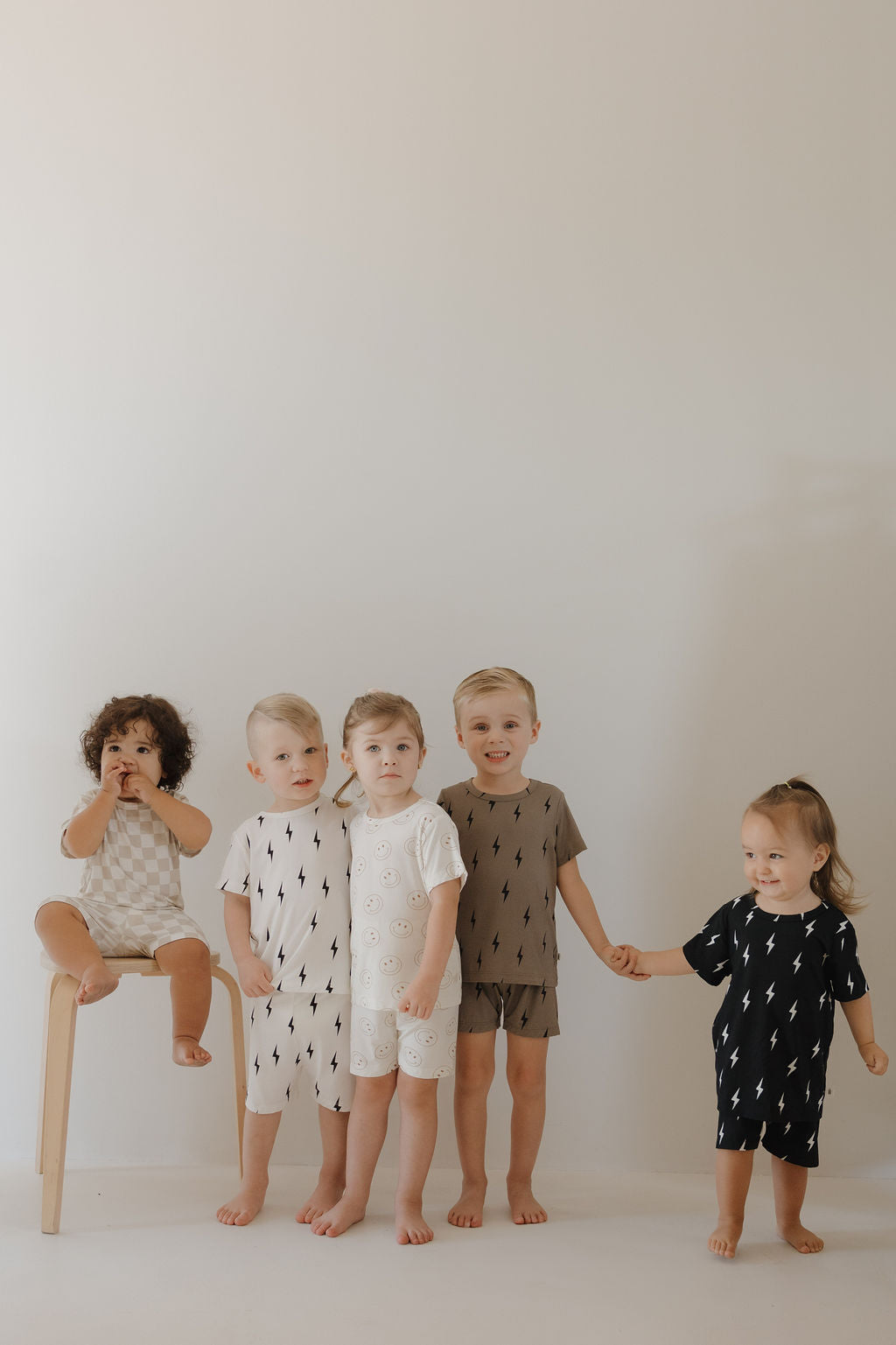just smile bamboo pajamas // SHORTS SET (sizing up to 10/12)