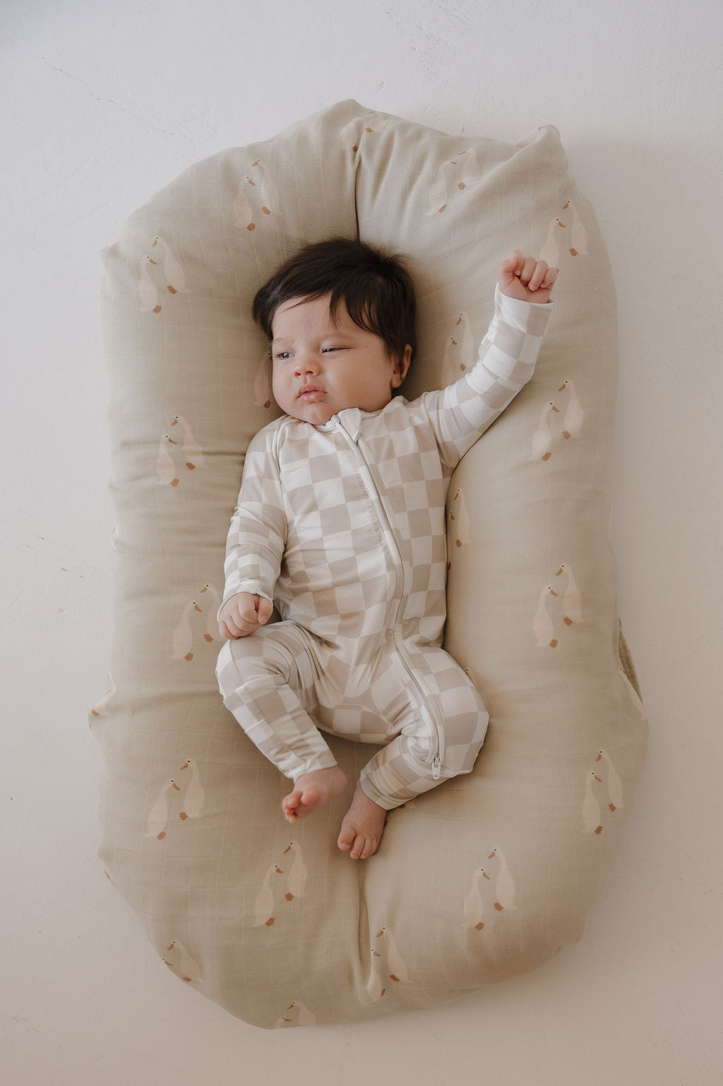 checkerboard bamboo pajamas // ZIPPY (mama + me)