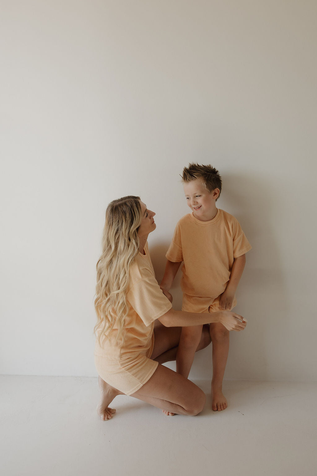 child terry short set // sherbet