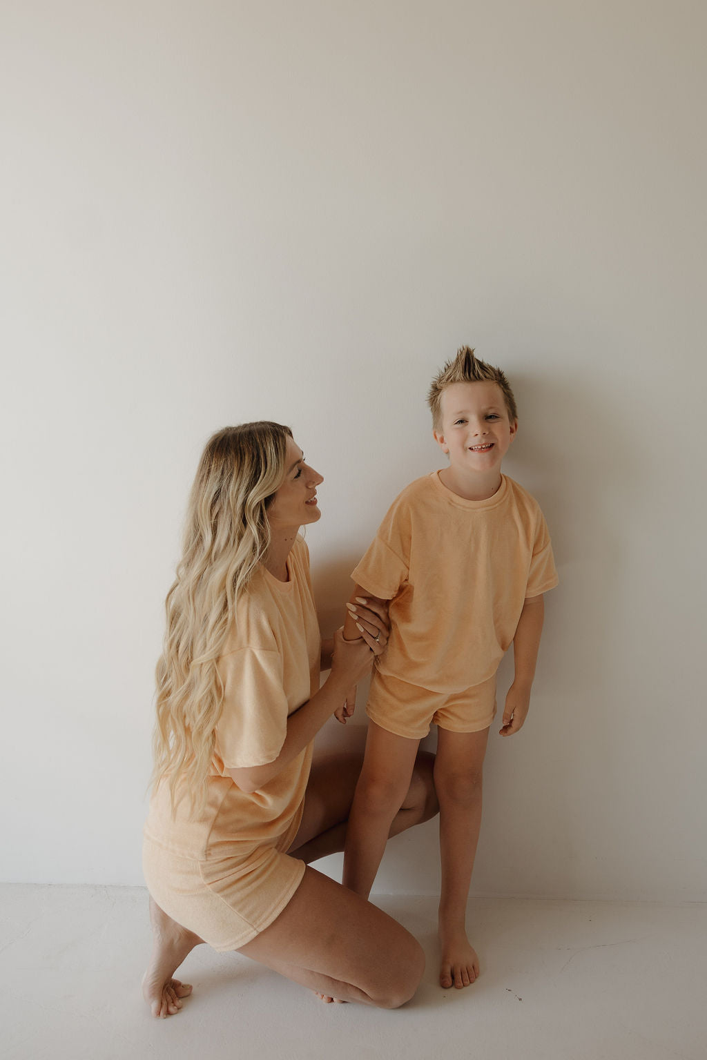 child terry short set // sherbet