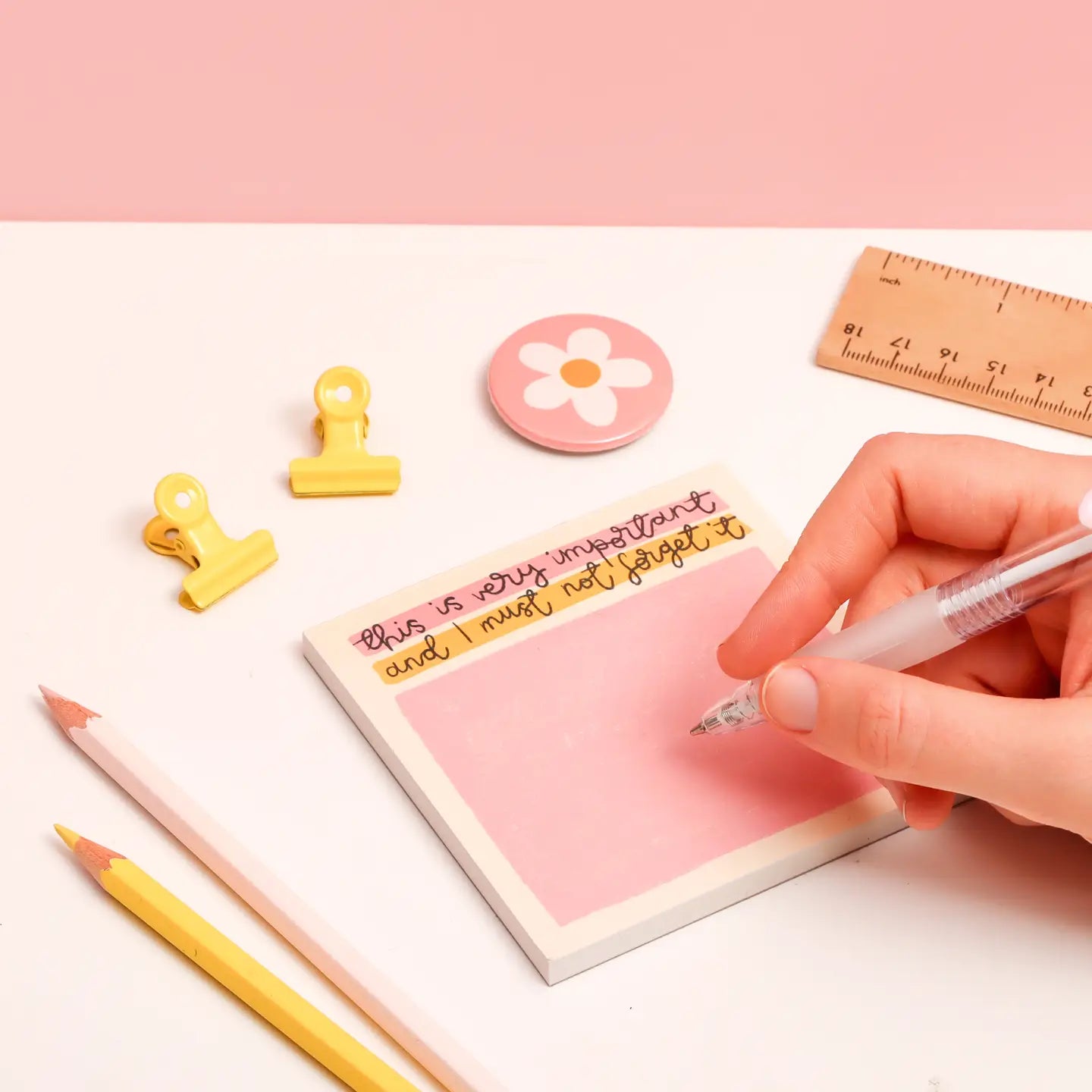 this is very important memo pad