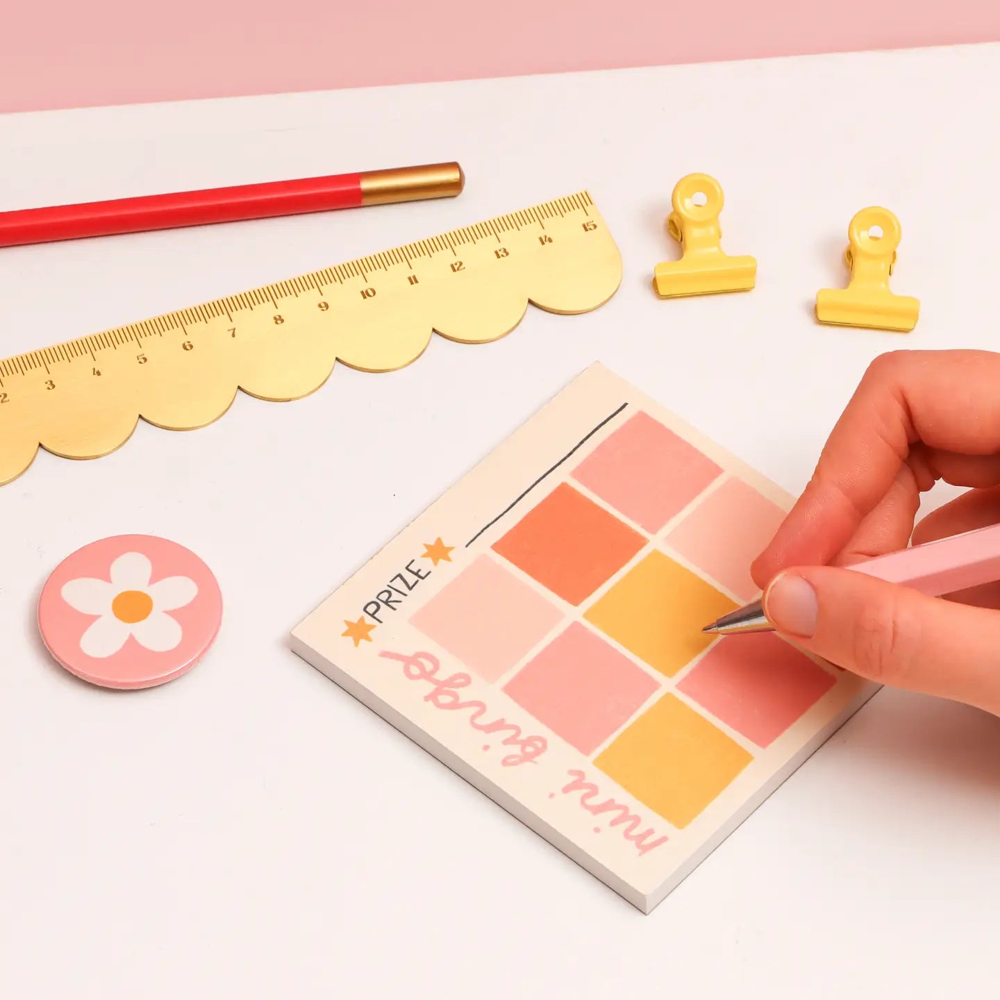 mini bingo memo pad