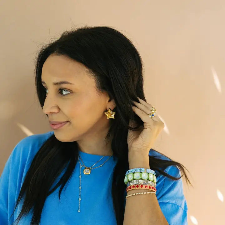 star studded earrings // BELJOY