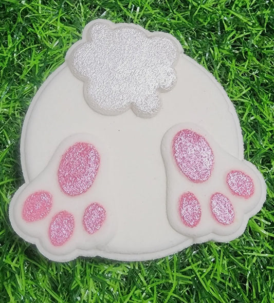 easter bunny booty bath bomb