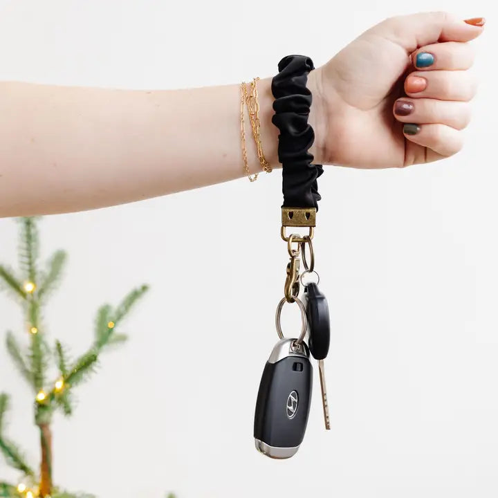 wristlet keychain // black