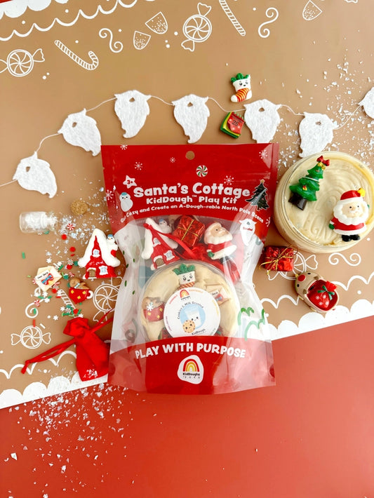 santa's cottage kid-dough play kit