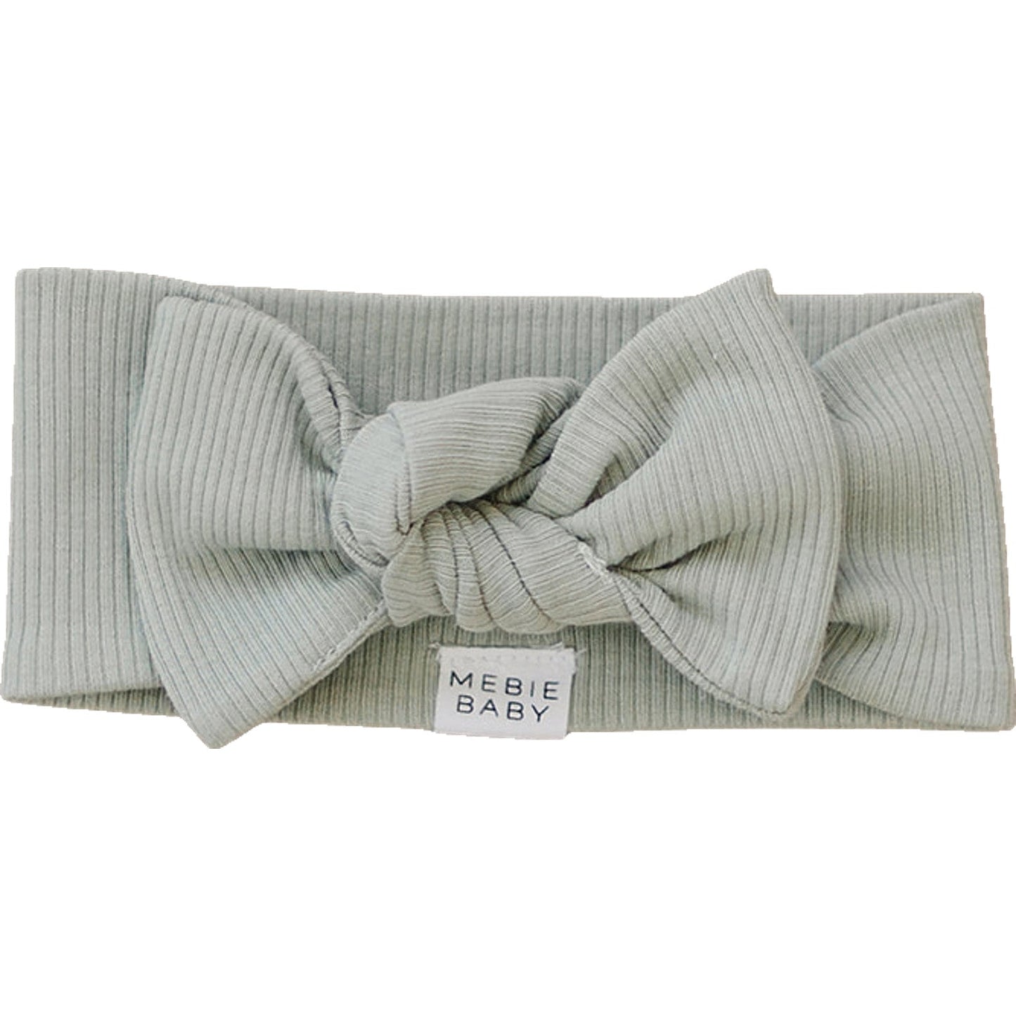 organic cotton ribbed head wrap // sage