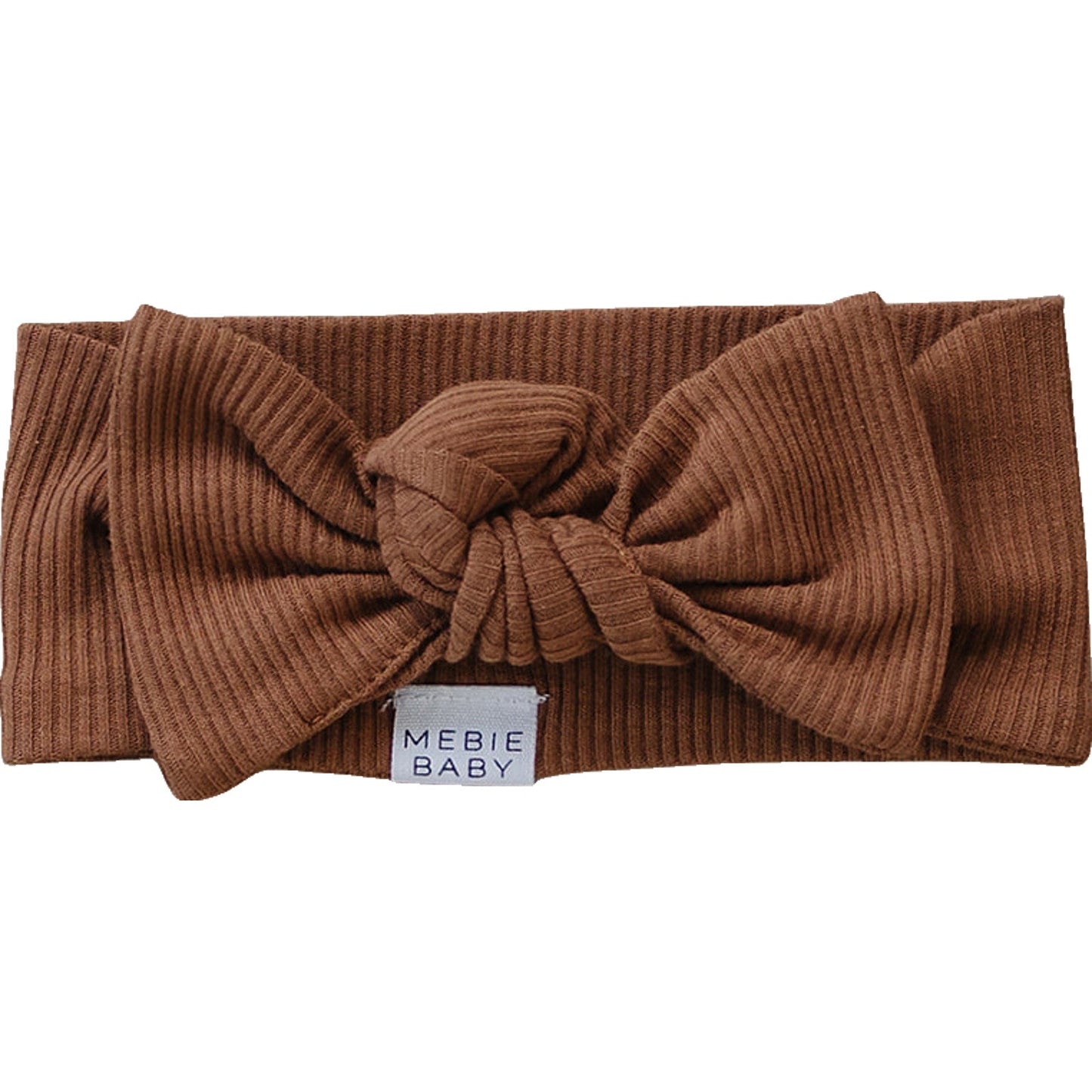 organic cotton ribbed head wrap // rust