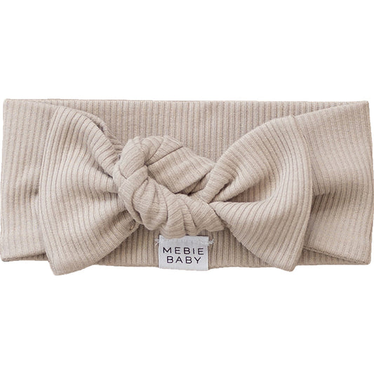 organic cotton ribbed head wrap // oatmeal