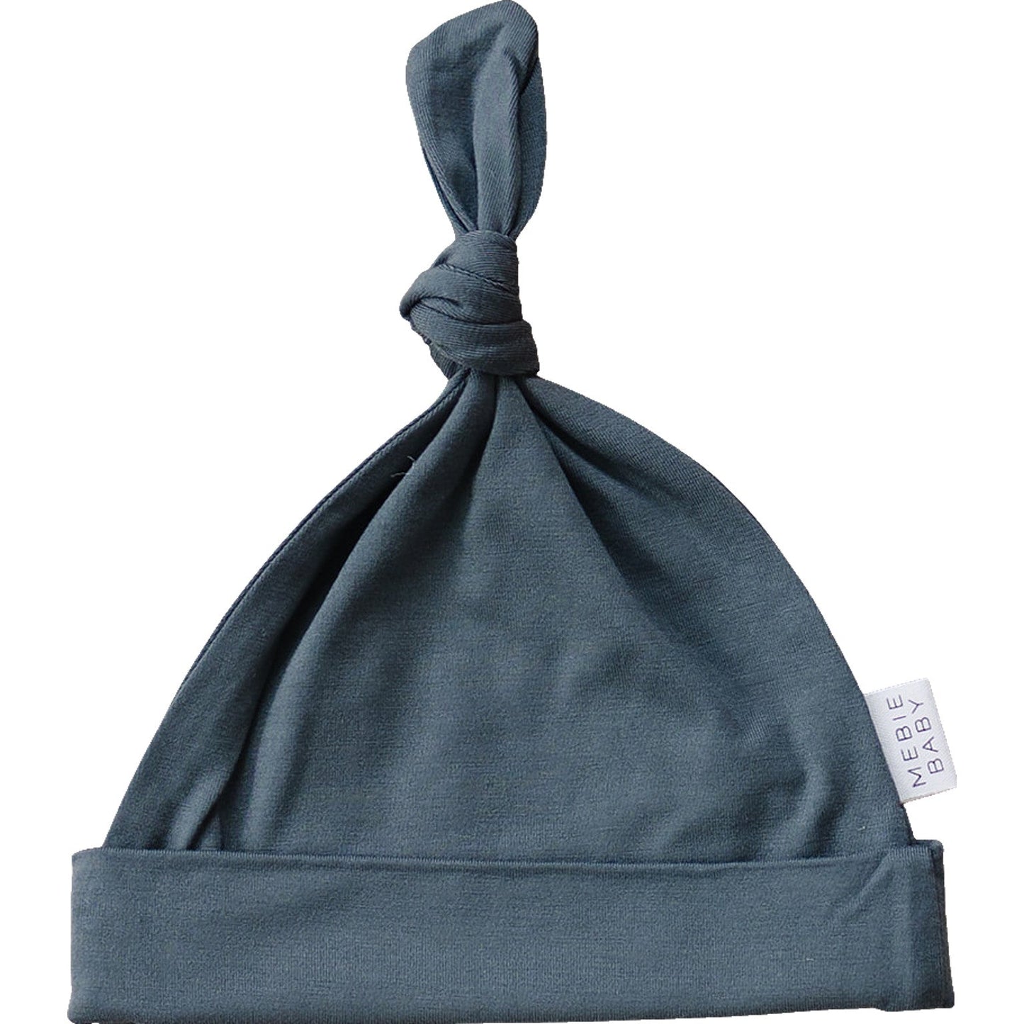 bamboo newborn knot hat // charcoal