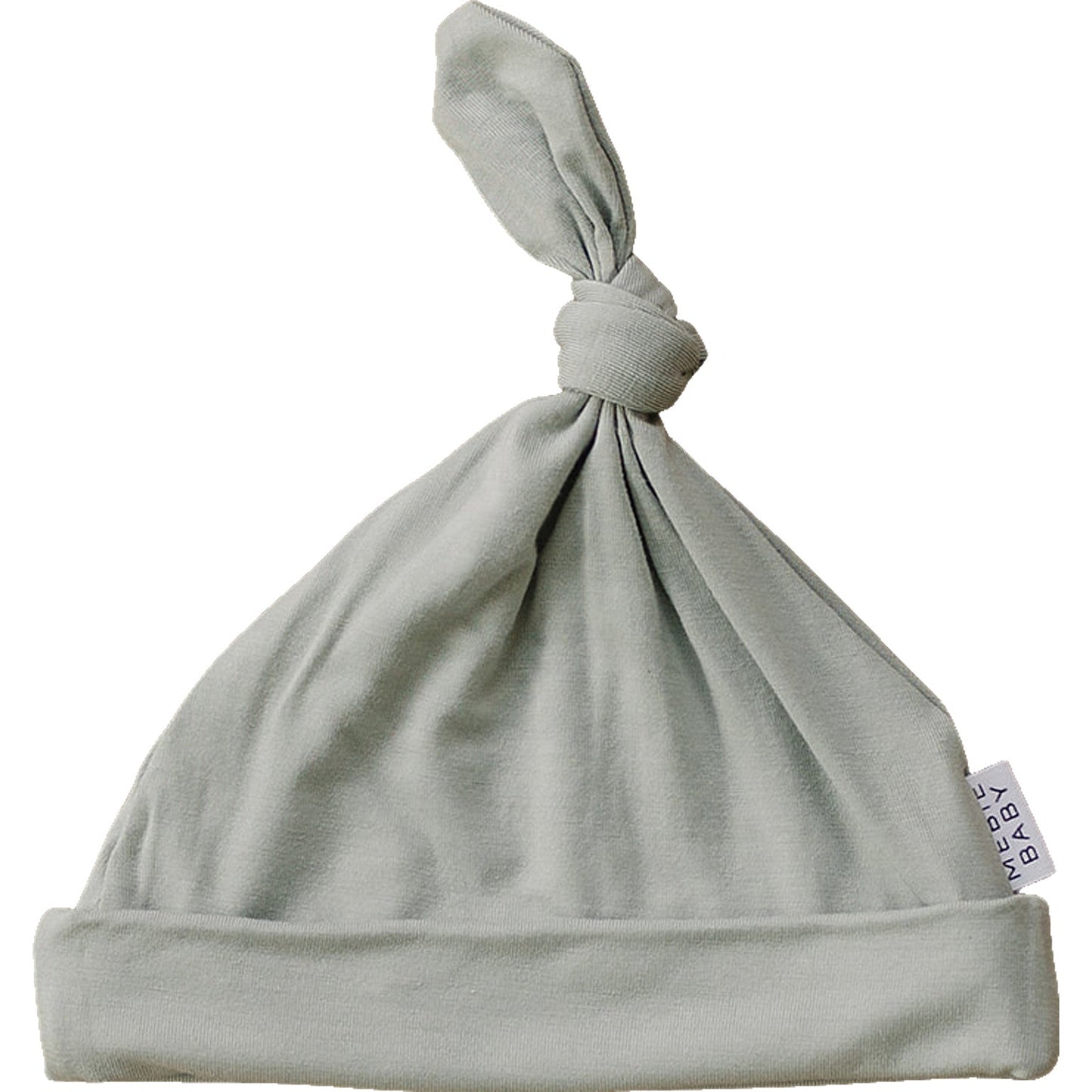 bamboo newborn knot hat // sage