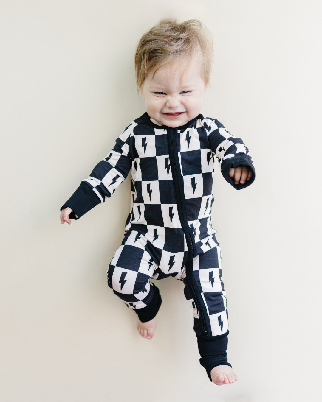 checks + bolts bamboo pajamas // ZIPPY