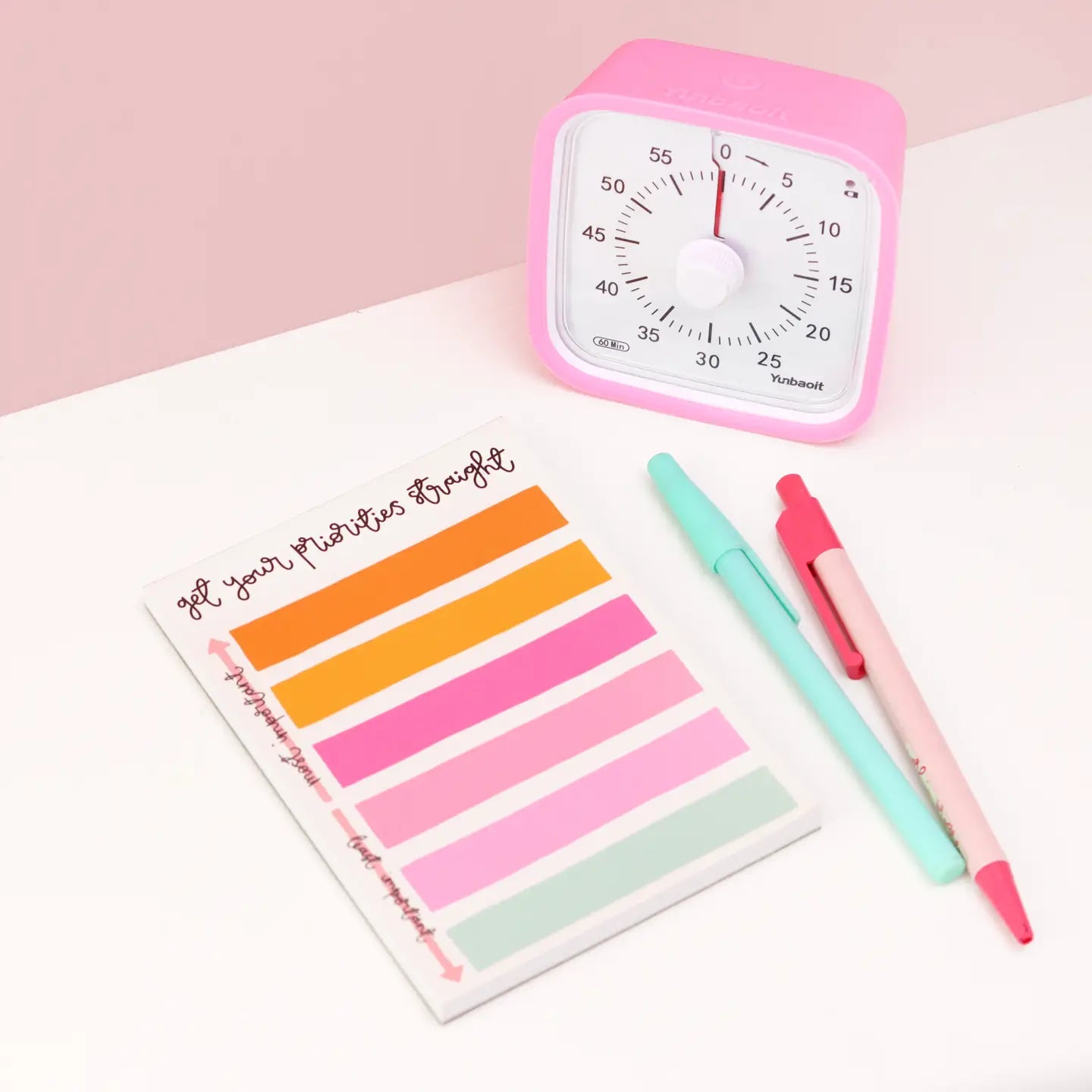 get your priorities straight notepad
