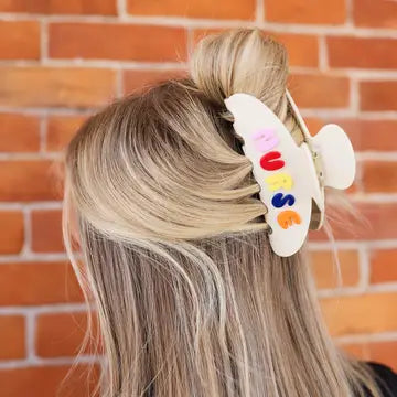 NURSE claw clip // rainbow // TWO SIZE OPTIONS!!!