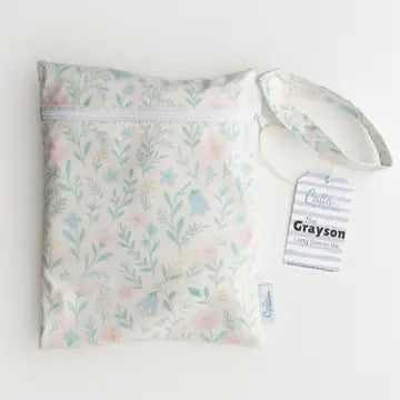 wildflower long sleeve bib (SIZE 6-36 MONTHS)