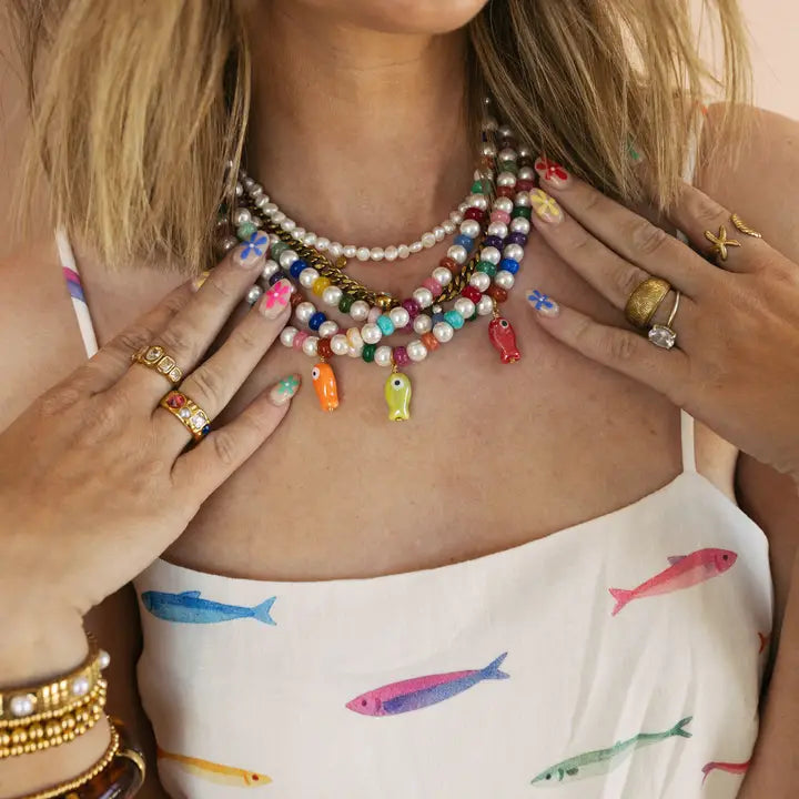 coastal cutie fish necklace // BELJOY