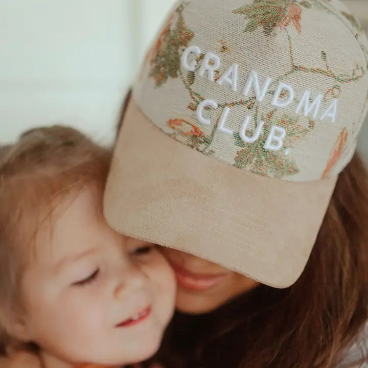 floral hat // grandma club