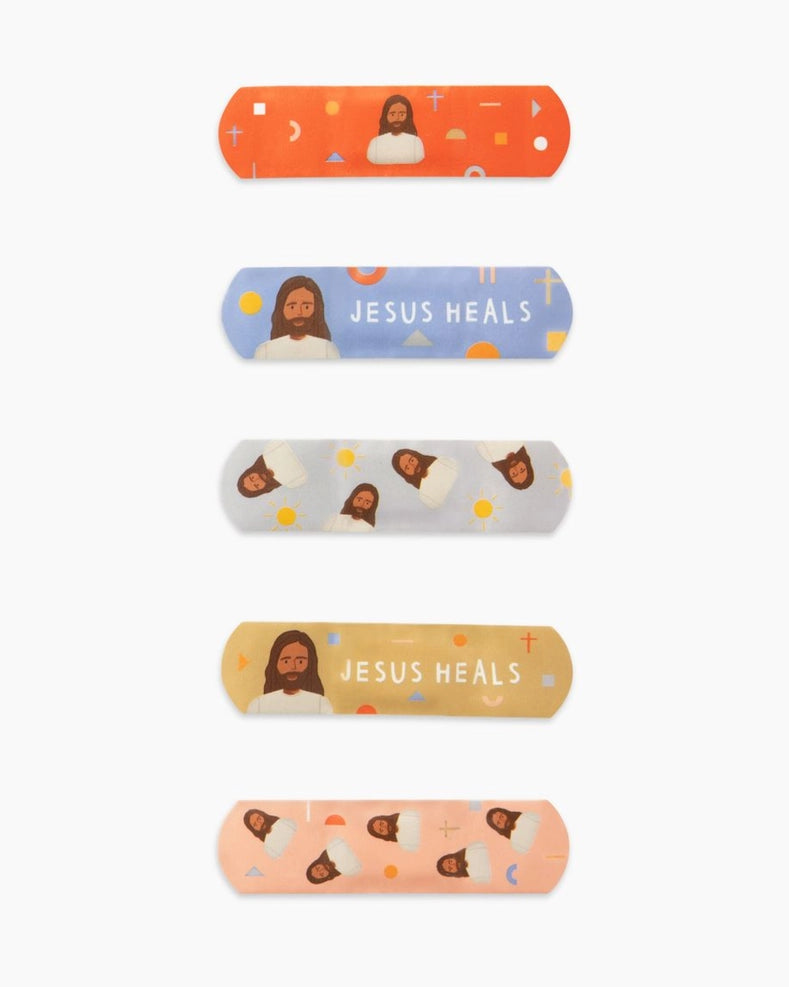 Jesus heals bandages // original