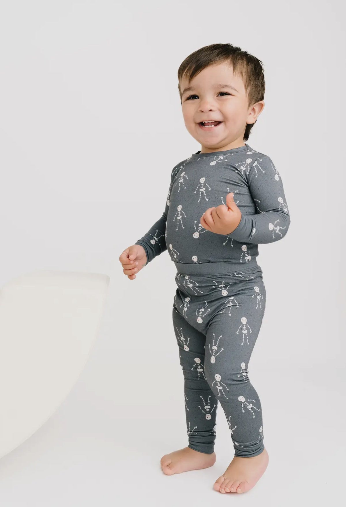 spooky skeletons bamboo pajamas // ZIPPY or LONG-SLEEVE TWO-PIECE