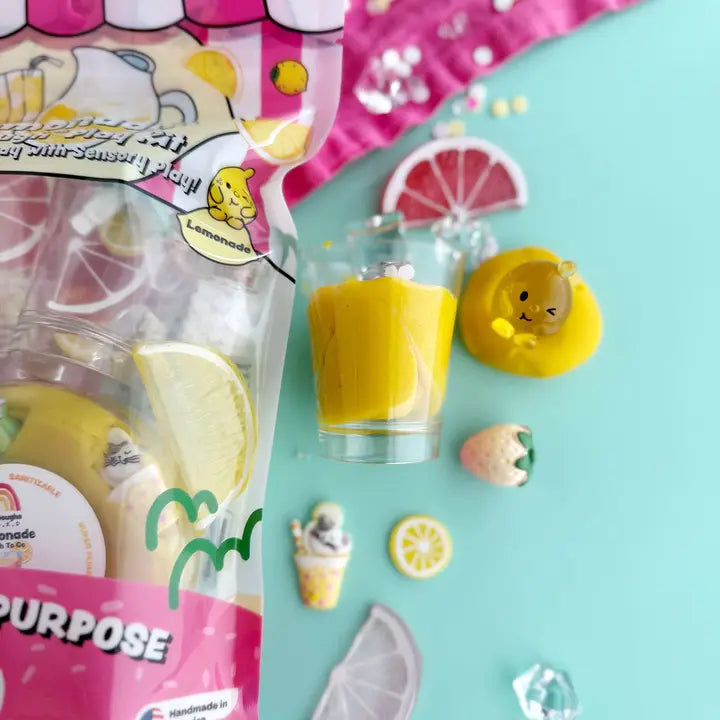 lemonade kid-dough play kit