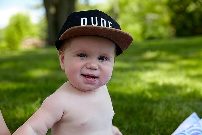 snapback hat // dude (baby AND youth)