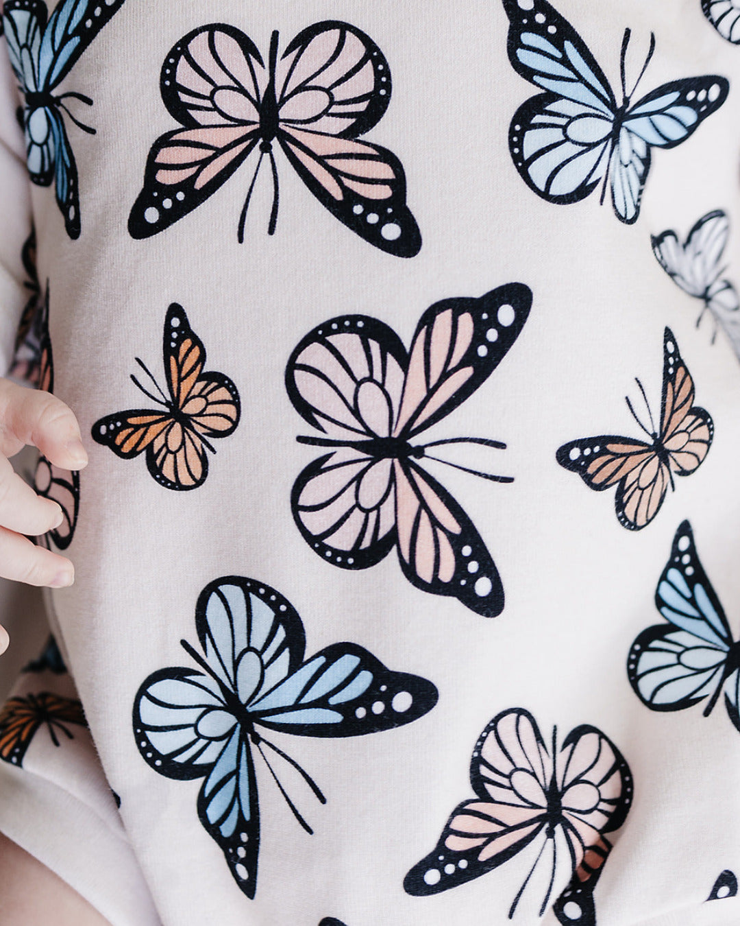 bubble romper // butterflies