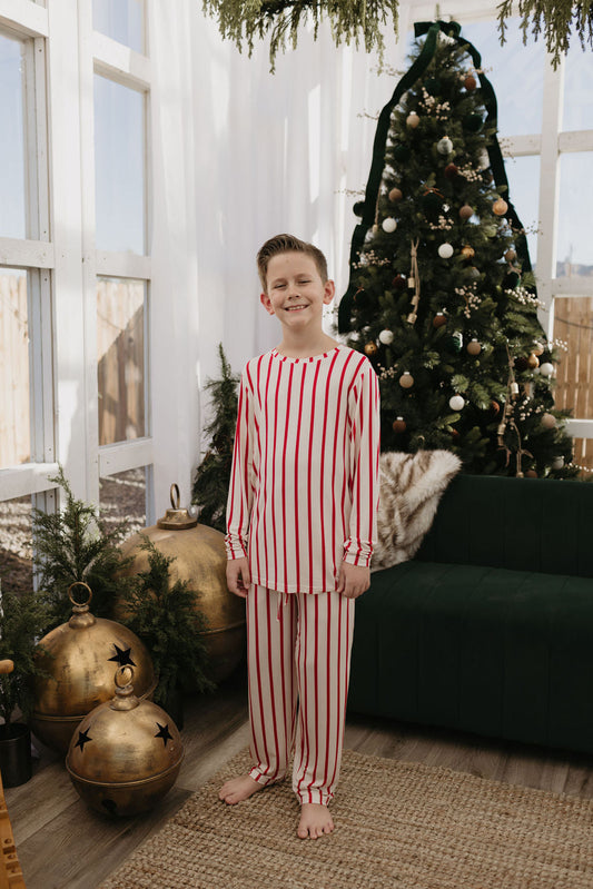 preteen straight leg bamboo pajamas // the Claus