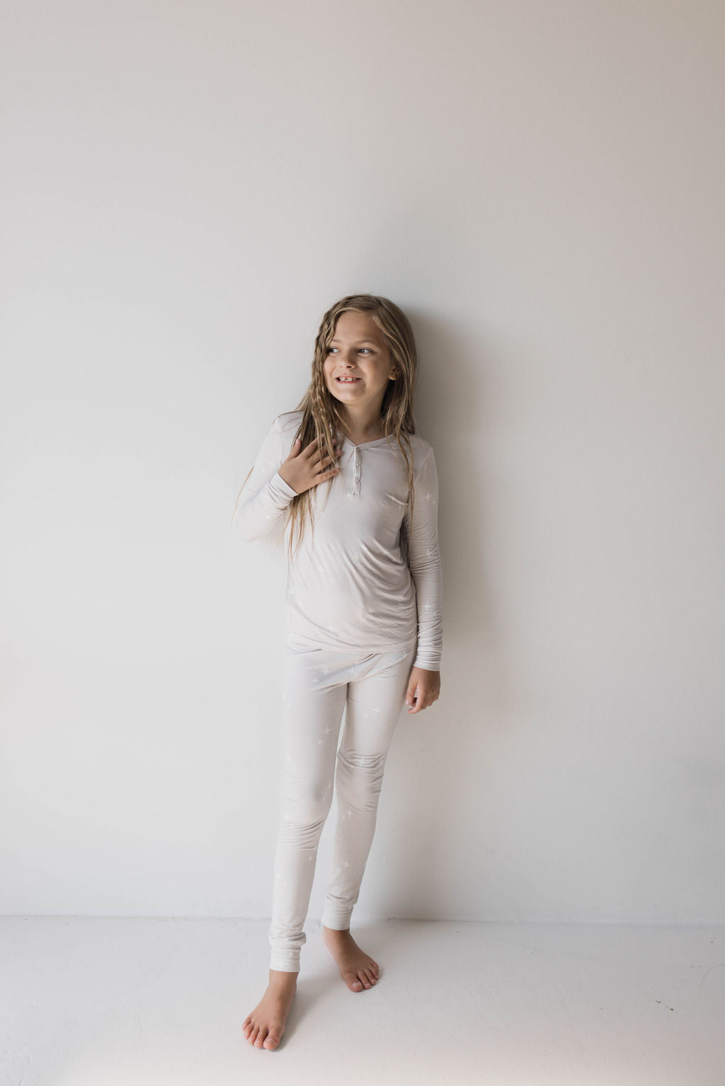 sparkle bamboo pajamas // LONG-SLEEVE TWO-PIECE SET (comes in extended sizing)