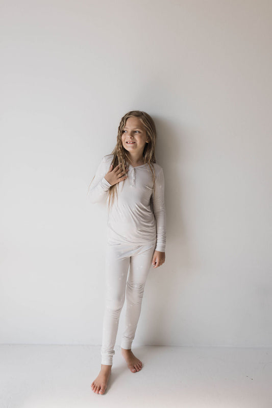 sparkle bamboo pajamas // LONG-SLEEVE TWO-PIECE SET (comes in extended sizing)