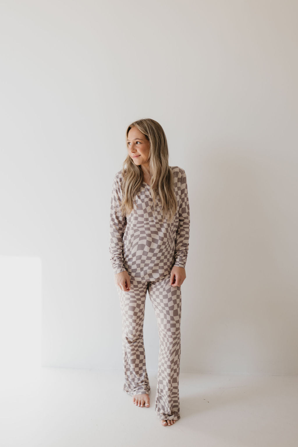 women's bamboo pajamas // smokey wave