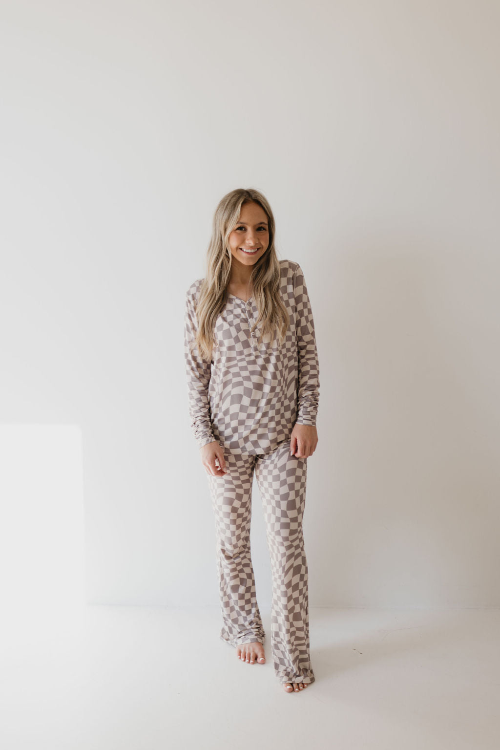 women's bamboo pajamas // smokey wave