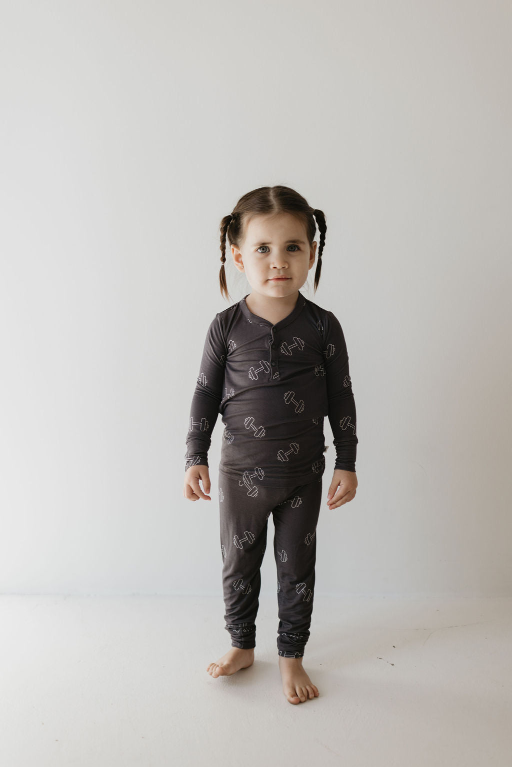 arm day bamboo pajamas // LONG-SLEEVE TWO-PIECE SET (comes in extended sizing)