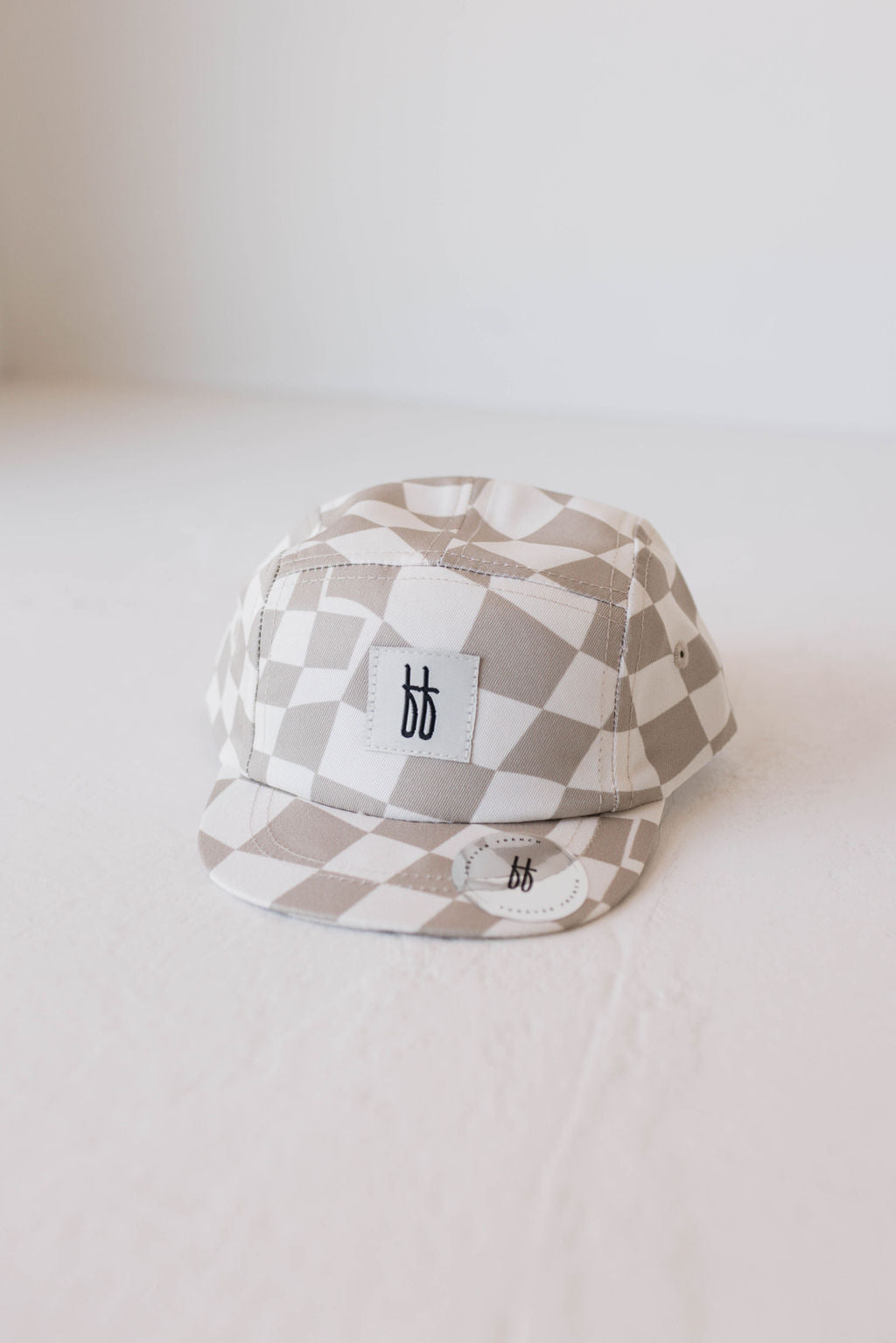 baby/children's snapback hat // wavy checkered