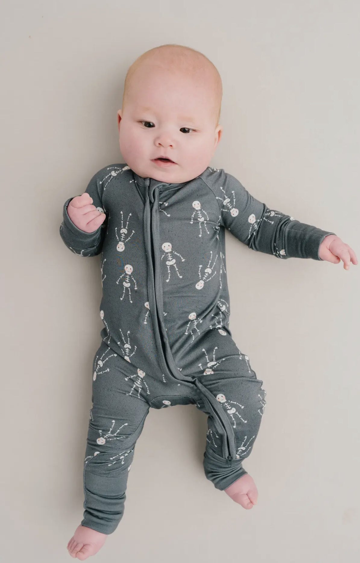 spooky skeletons bamboo pajamas // ZIPPY or LONG-SLEEVE TWO-PIECE