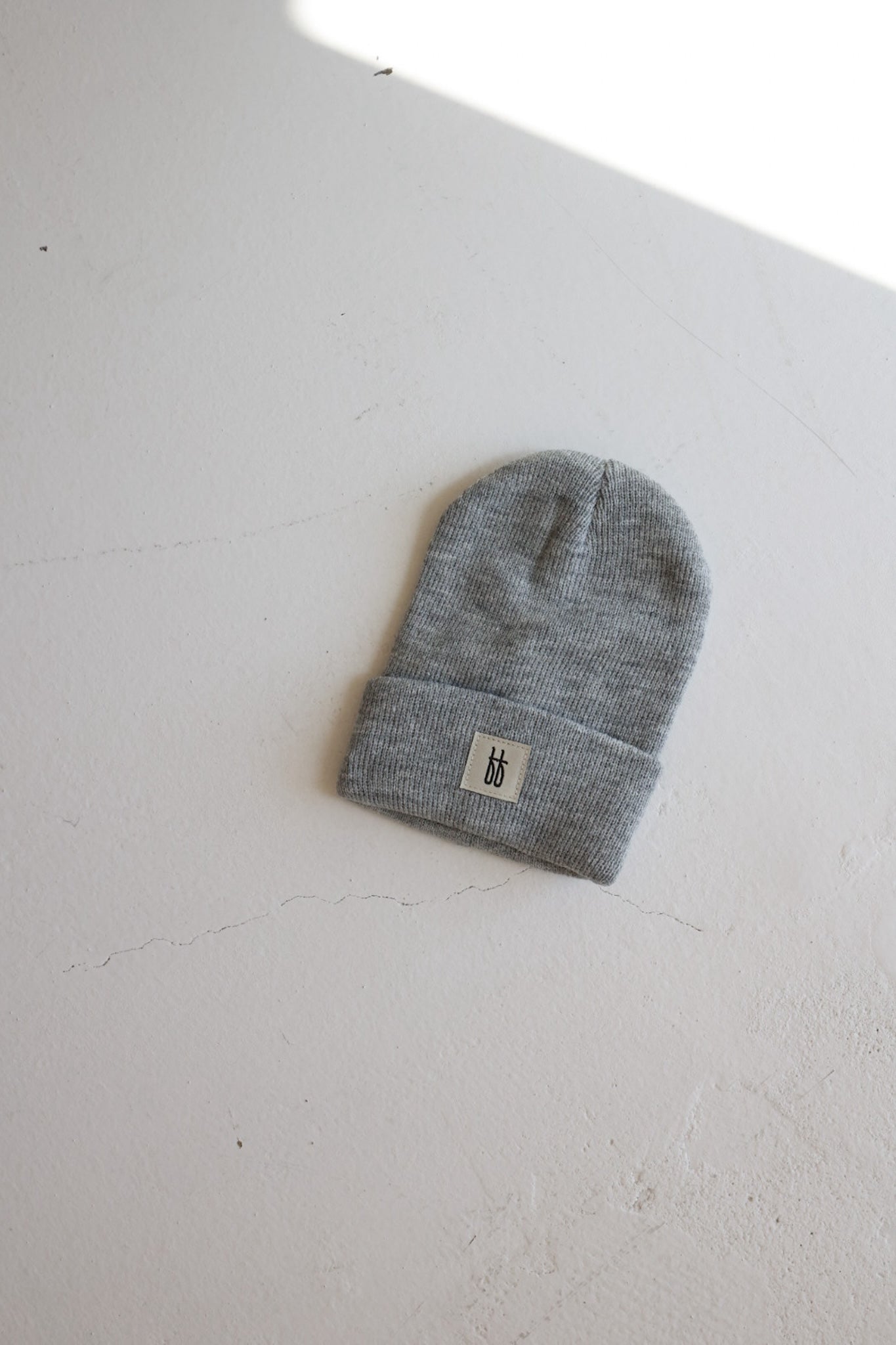 baby/children's knit beanie // grey