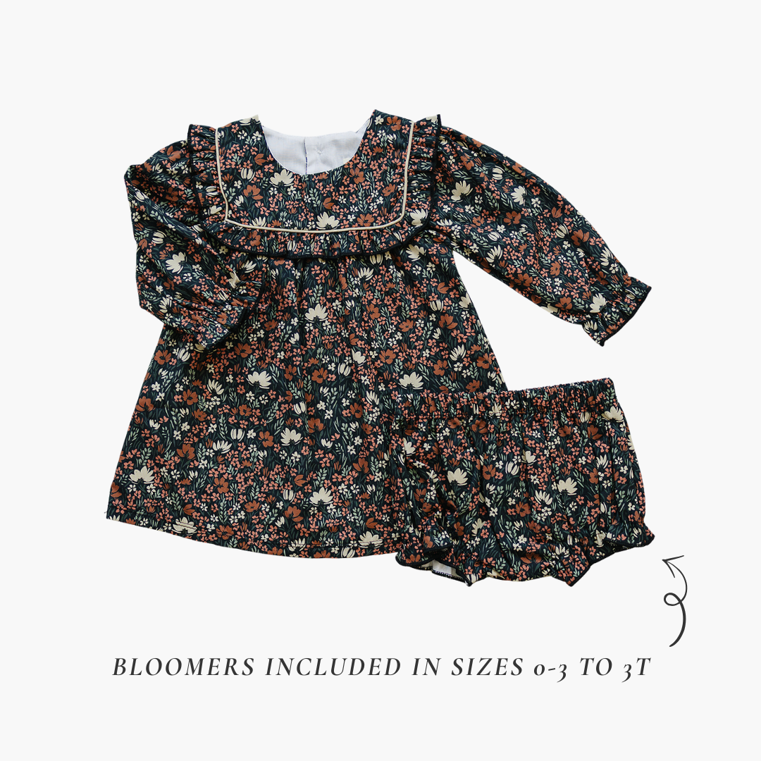 midnight meadow dress
