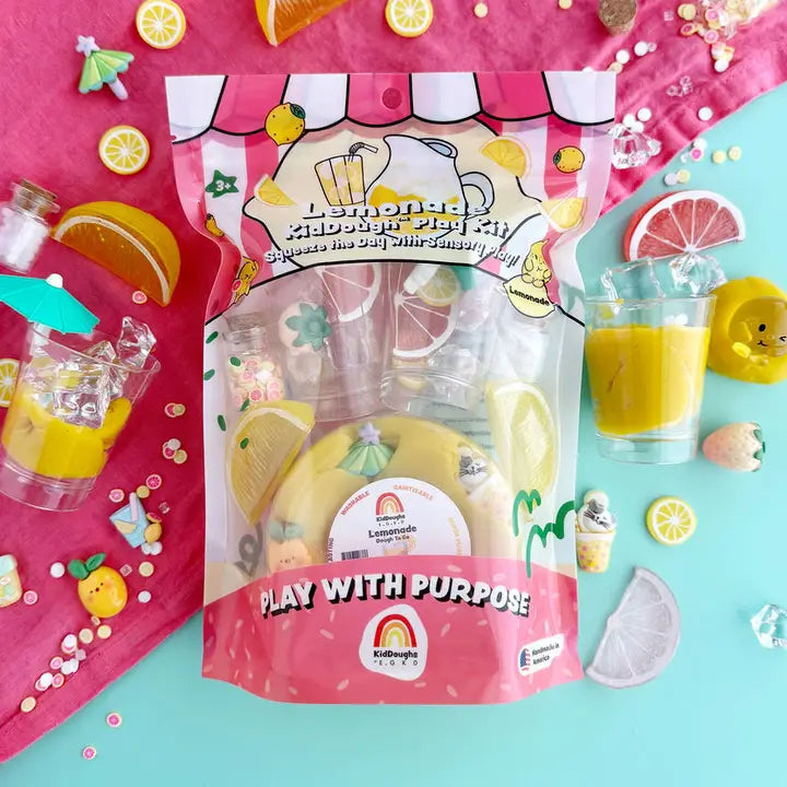 lemonade kid-dough play kit